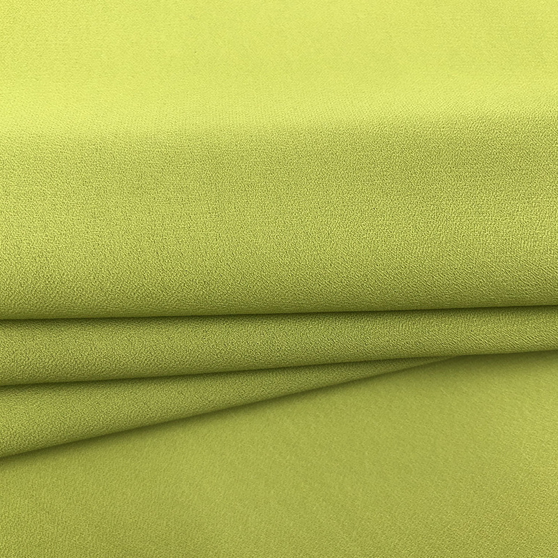 High Quality Custom Color 96%Polyetser 4%Spandex Woven Ready Chiffon Fabric for Women Dress