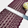 Professional Lace Manufacturer High Quality16cm Stretch White Floral Lace Trim for Women6887#