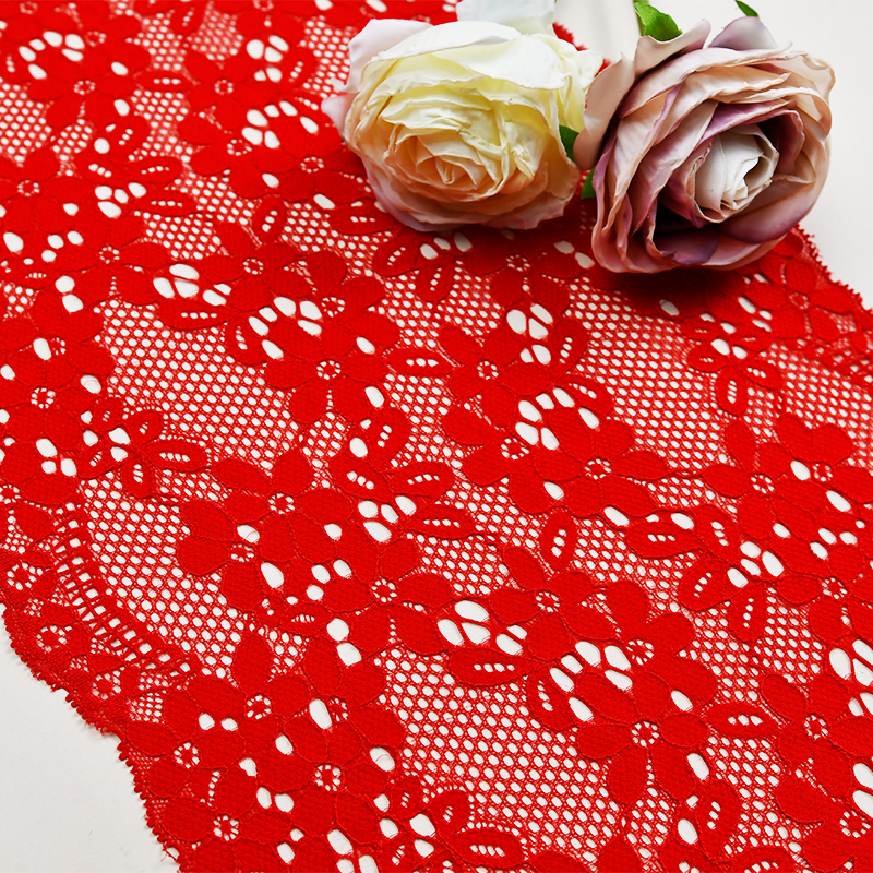 23cm Beautiful Lace Stretch Floral Lingerie Headband Elastic Diy Lace 5403#