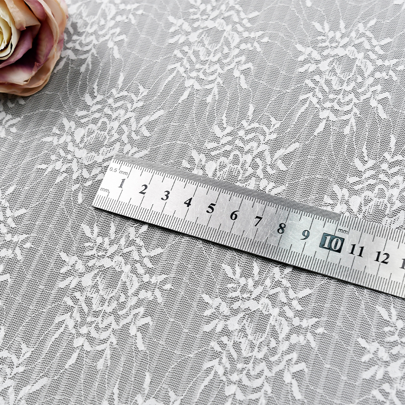 Professional Lace Manufacturer High Quality Jacquard Fabric 1017#