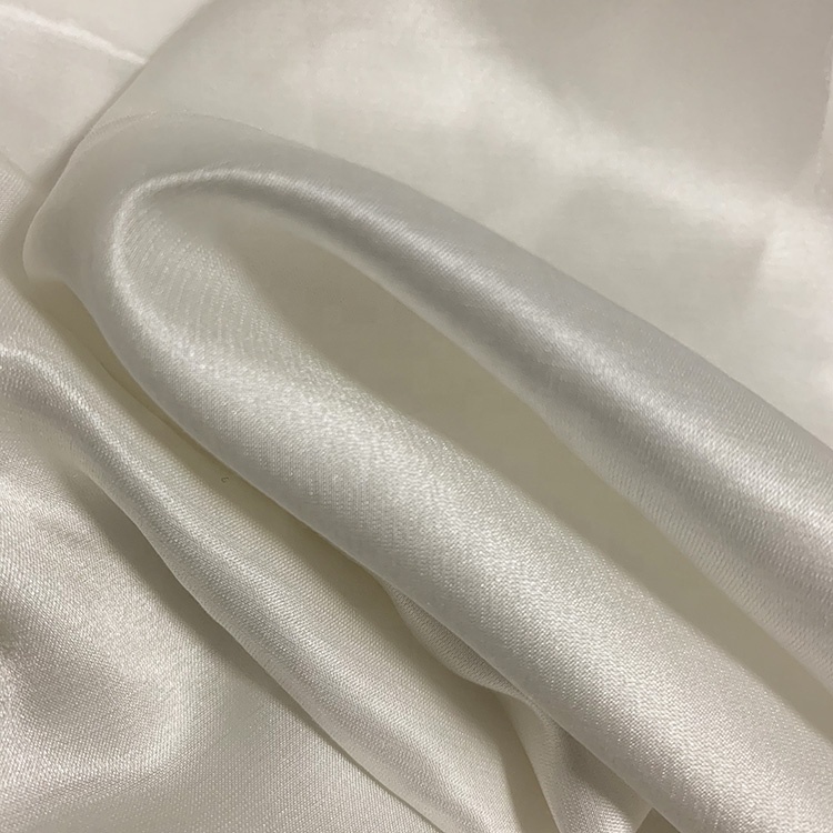 92% Polyester 8%Spandex High Elastic Shiny Stretch Satin Fabric for Sleep Wear Dress
