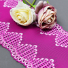 Professional Lace Manufacturer High Quality17cm Stretch White Floral Lace Trim for Women B017#