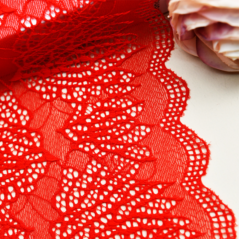 17cm Beautiful Lace Stretch Floral Lingerie Headband Elastic Diy Lace 9147#