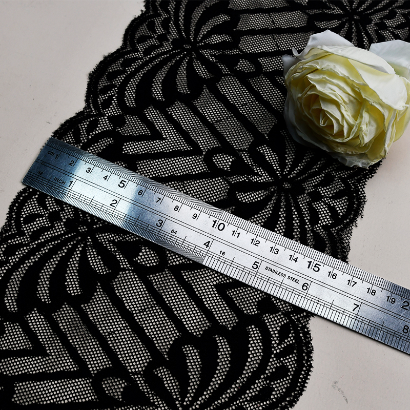 16cm Beautiful Lace Stretch Floral Lingerie Headband Elastic Diy Lace 6881#