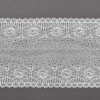 Professional Lace Manufacturer High Quality18.5cm Stretch White Floral Lace Trim for Women B026#