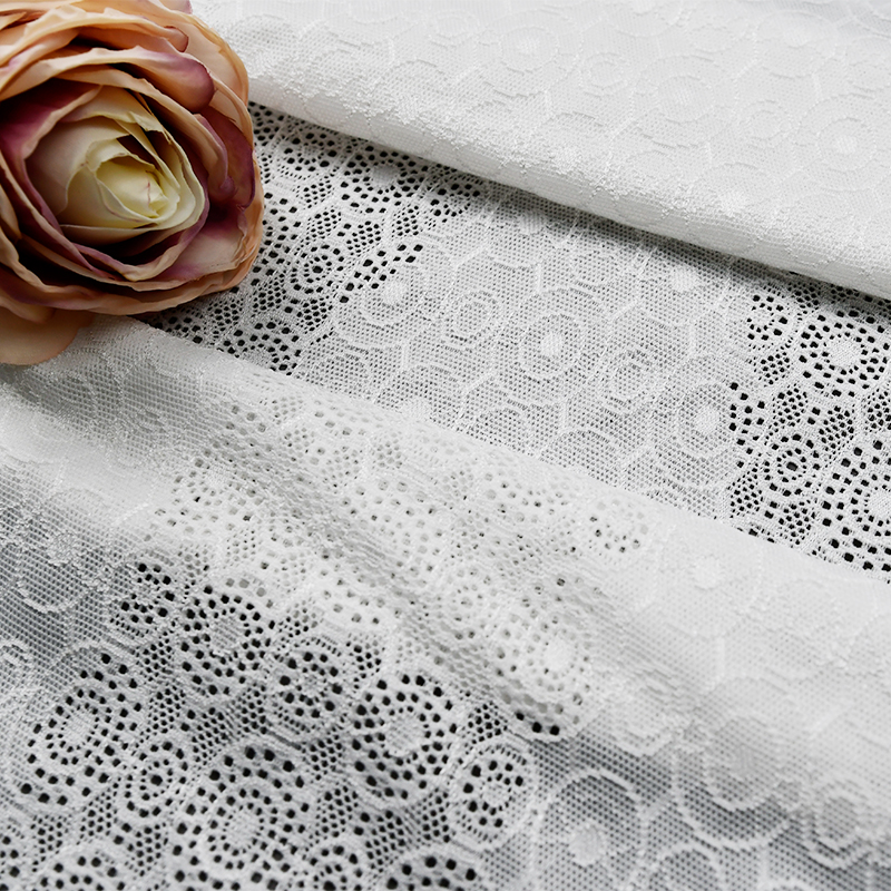 High quality flower stretch lace fabric for lingerie and dress 5460#