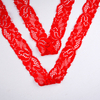 High Quality Stretch Nylon Lace Trim 2.2cm Nylon Lace Fabric Nylon Spandex Lace for Bra And Underwear Wedding Decoration 6252-1#