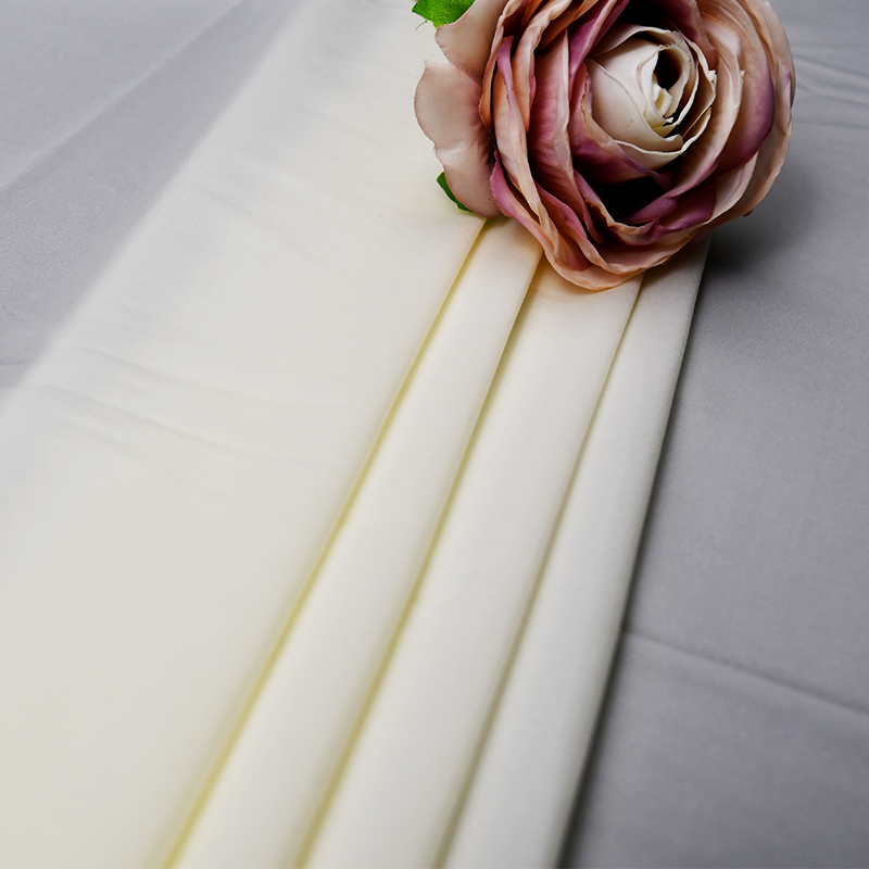 Double Sided 64%Nylon 36%Spandex 4 Way Stretch Textile Fabric for Sleepwear Dresses