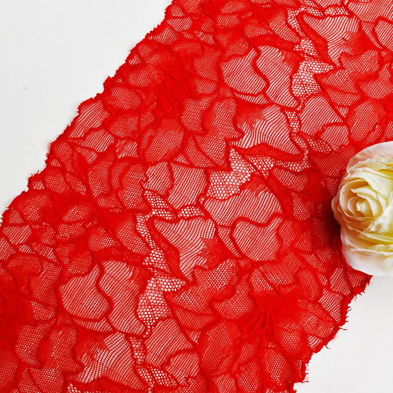 18.5cm Beautiful Lace Stretch Floral Lingerie Headband Elastic Diy Lace 59091#
