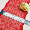 Professional Lace Manufacturer High Quality 18cm Stretch White Floral Lace Trim for Women 25058#