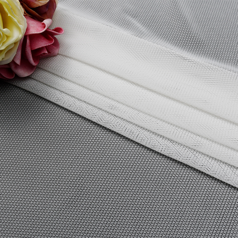 Wholesale two-color knitted elastic lace fabric women's dress 6375#