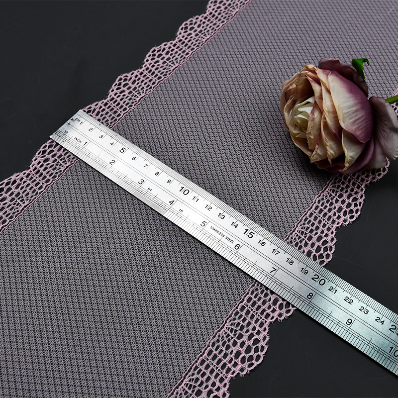 Ready Stock Lace High Quality 18.5cm Women's Elastic Floral Lace Trim 2171#