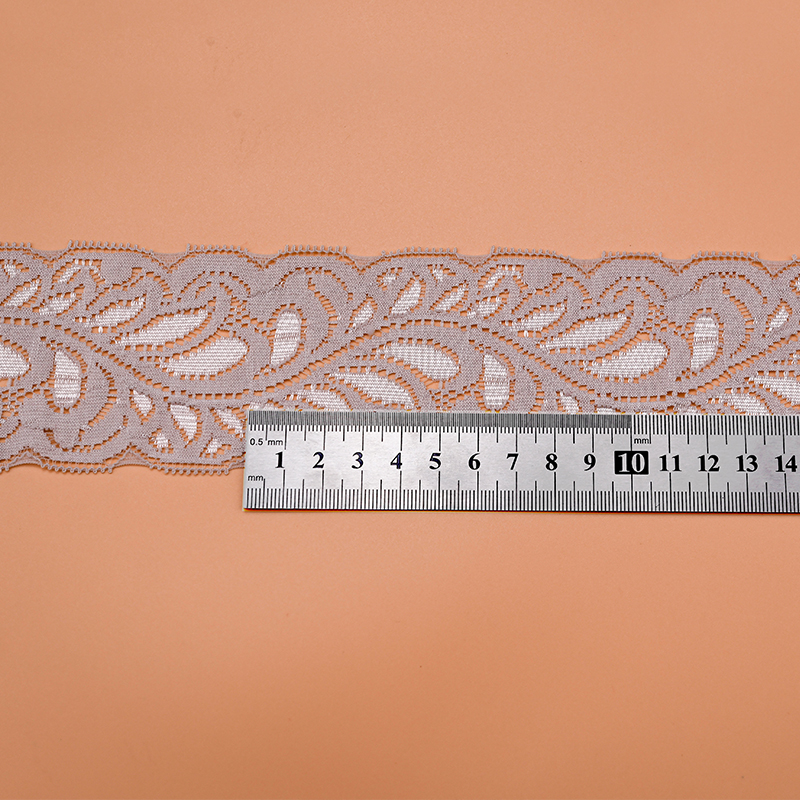 High Quality Stretch Nylon Lace Trim 6.5cm Nylon Lace Fabric Nylon Spandex Lace for Bra And Underwear Wedding Decoration 1016#