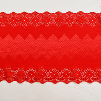 Ready Stock Lace High Quality 24cm Women's Elastic Floral Lace Trim 5578A#