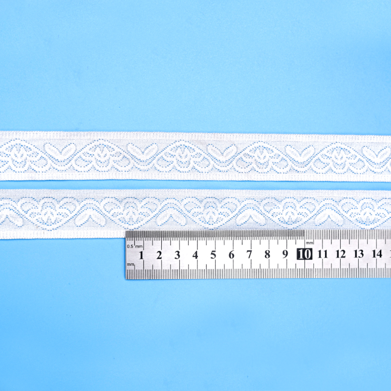 High Quality Stretch Nylon Lace Trim 2.5cm Nylon Lace Fabric Nylon Spandex Lace for Bra And Underwear Wedding Decoration 7283#