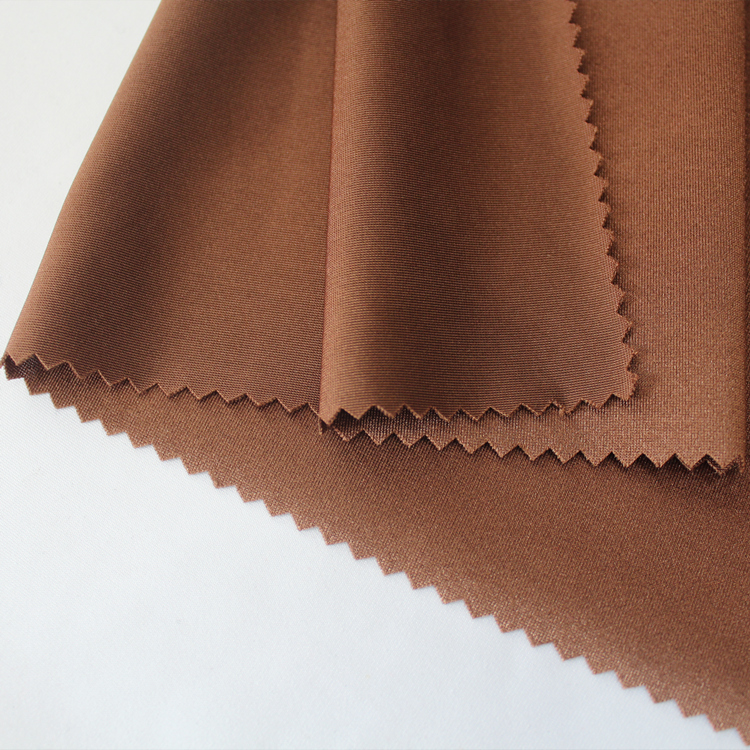 Widely Use 85% Polyester 15% Spandex Warp Knitted Shiny Swimwear Fabric for Bikini Yoga Garment