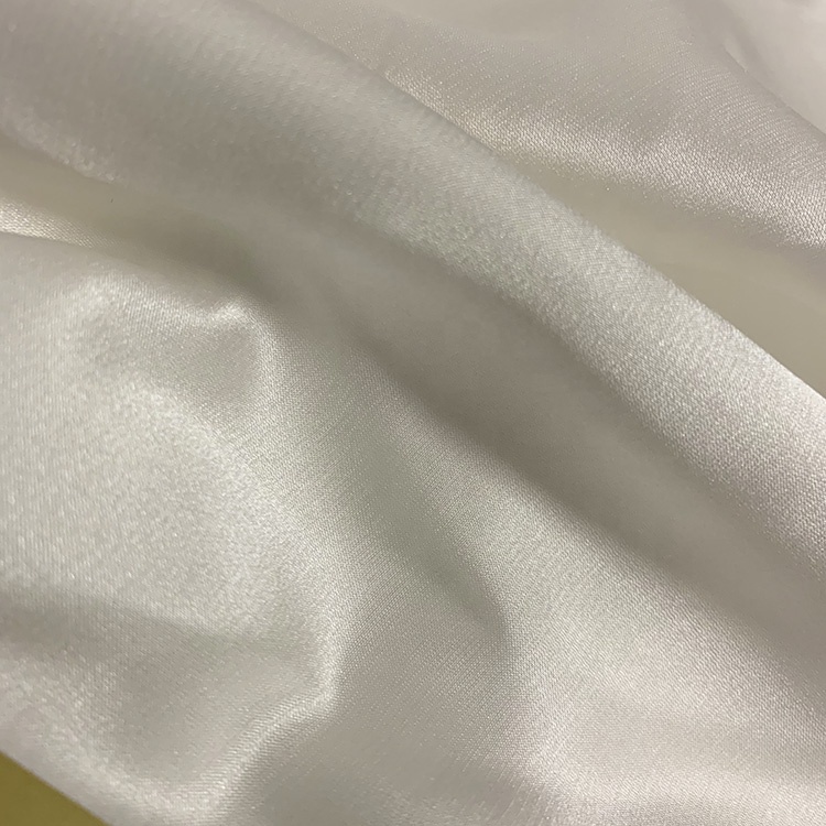 92% Polyester 8%Spandex High Elastic Shiny Stretch Satin Fabric for Sleep Wear Dress