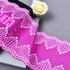 Professional Lace Manufacturer High Quality17cm Stretch White Floral Lace Trim for Women B017#