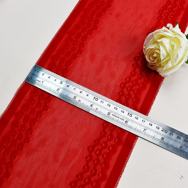 17.5cm Beautiful Lace Stretch Floral Lingerie Headband Elastic Diy Lace 8066#