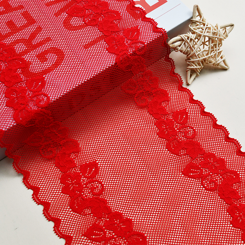 16cm Beautiful Lace Stretch Floral Lingerie Headband Elastic Diy Lace 7274#