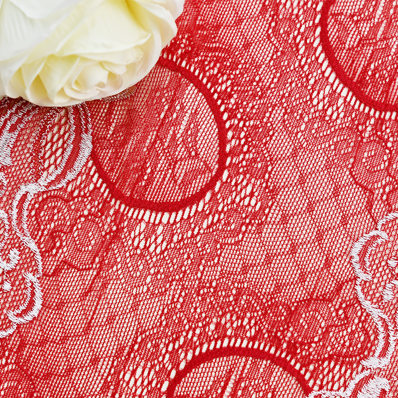 Ready Stock Lace High Quality 20cm Women's Elastic Floral Lace Trim 9212A#