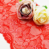 Professional Lace Manufacturer High Quality 18.5cm Stretch White Floral Lace Trim for Women B073#