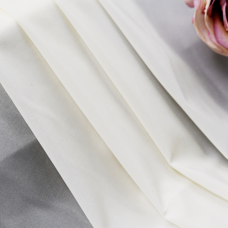 Double Sided 64%Nylon 36%Spandex 4 Way Stretch Textile Fabric for Sleepwear Dresses