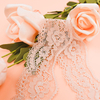 High Quality Stretch Nylon Lace Trim 3cm Nylon Lace Fabric Nylon Spandex Lace for Bra And Underwear Wedding Decoration 6922#