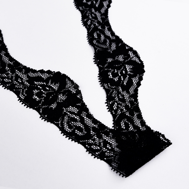 High Quality Stretch Nylon Lace Trim 4cm Nylon Lace Fabric Nylon Spandex Lace for Bra And Underwear Wedding Decoration 106522#