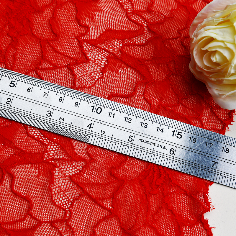 18.5cm Beautiful Lace Stretch Floral Lingerie Headband Elastic Diy Lace 59091#