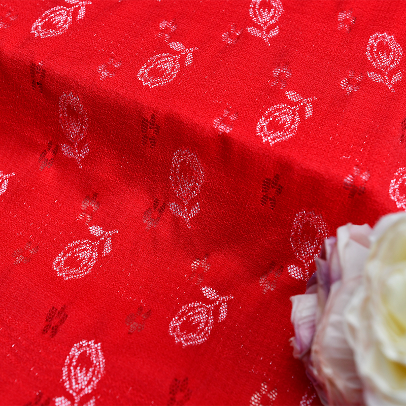 Wholesale two-color knitted elastic lace fabric women's dress 80566#