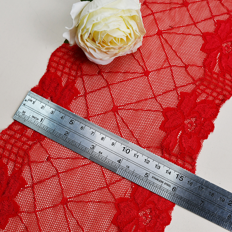 15.5cm Beautiful Lace Stretch Floral Lingerie Headband Elastic Diy Lace 1006#