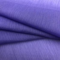 Breathable High Quality 100% Polyester Shinny Chiffon Fabric for Dress