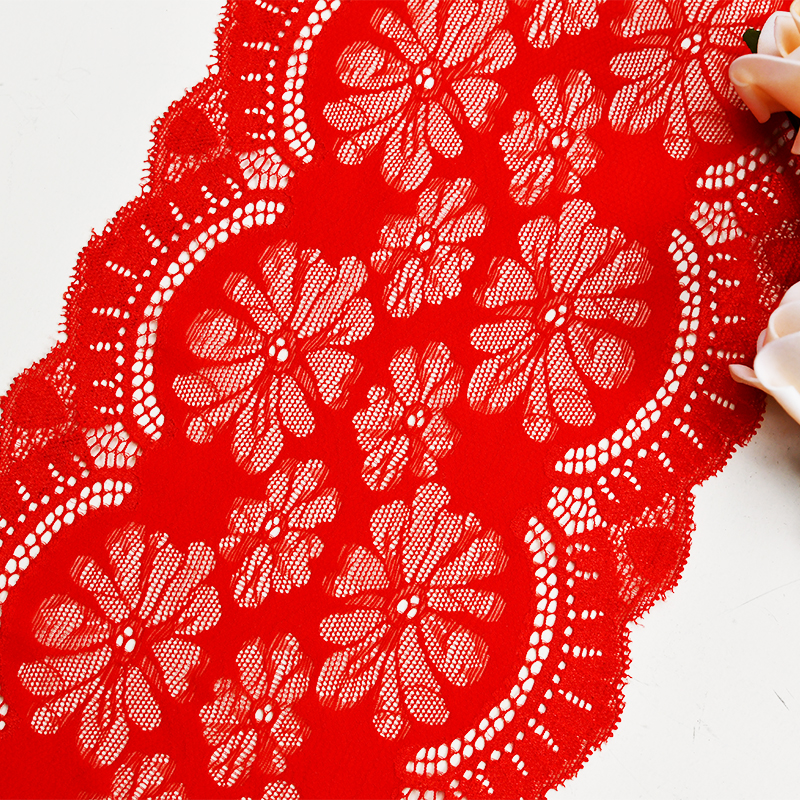 19cm Beautiful Lace Stretch Floral Lingerie Headband Elastic Diy Lace 4552#