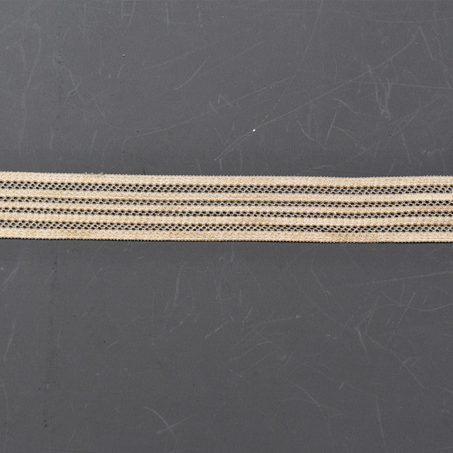 Elastic Lace 3CM Fashion 3D Nylon Spandex Stretch White Floral Lace Trim 116206#