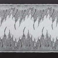 21.5cm Beautiful Lace Stretch Floral Lingerie Headband Elastic Diy Lace 6059#