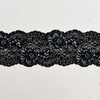7.5cm Wholesale Bicolor knitted Elastic Lace Trim, nylon spandex stretch lace trim for women dress 6283#