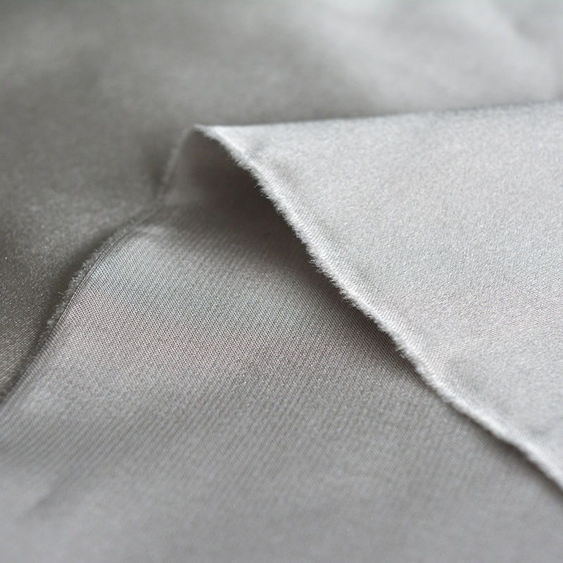 Stretch 95%Polyester 5%Spandex Satin Fabric Shiny Satin Fabric for Women′s Dress Polyester Fabric Nightwear Garment 