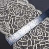Ready Stock Lace High Quality 17.5cm Women's Elastic Floral Lace Trim 65237#
