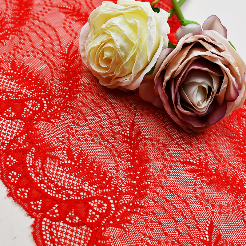 21cm Beautiful Lace Stretch Floral Lingerie Headband Elastic Diy Lace 41022#