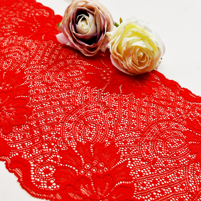 20cm Beautiful Lace Stretch Floral Lingerie Headband Elastic Diy Lace 6127#