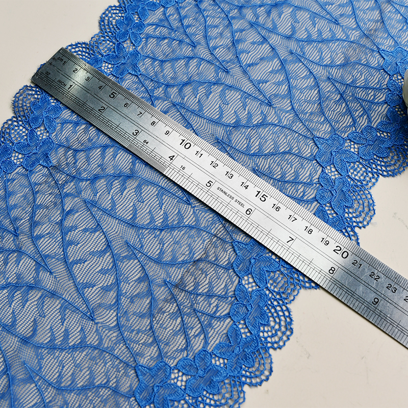 Elegant Mesh Elastic Lace Trim 20cm Spandex Lace Fabric Elastic Lace Women's Dress Underwear Bra 9383#
