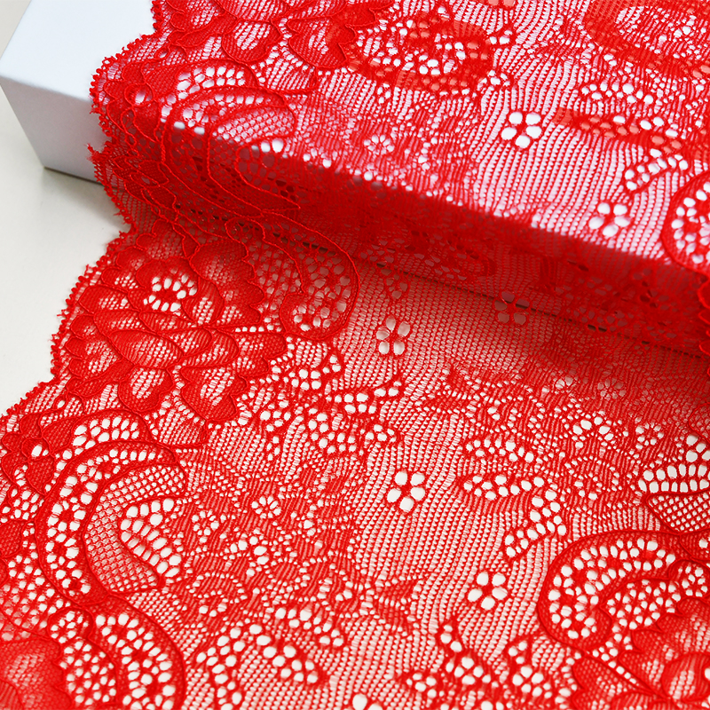 19cm Beautiful Lace Stretch Floral Lingerie Headband Elastic Diy Lace 65050#
