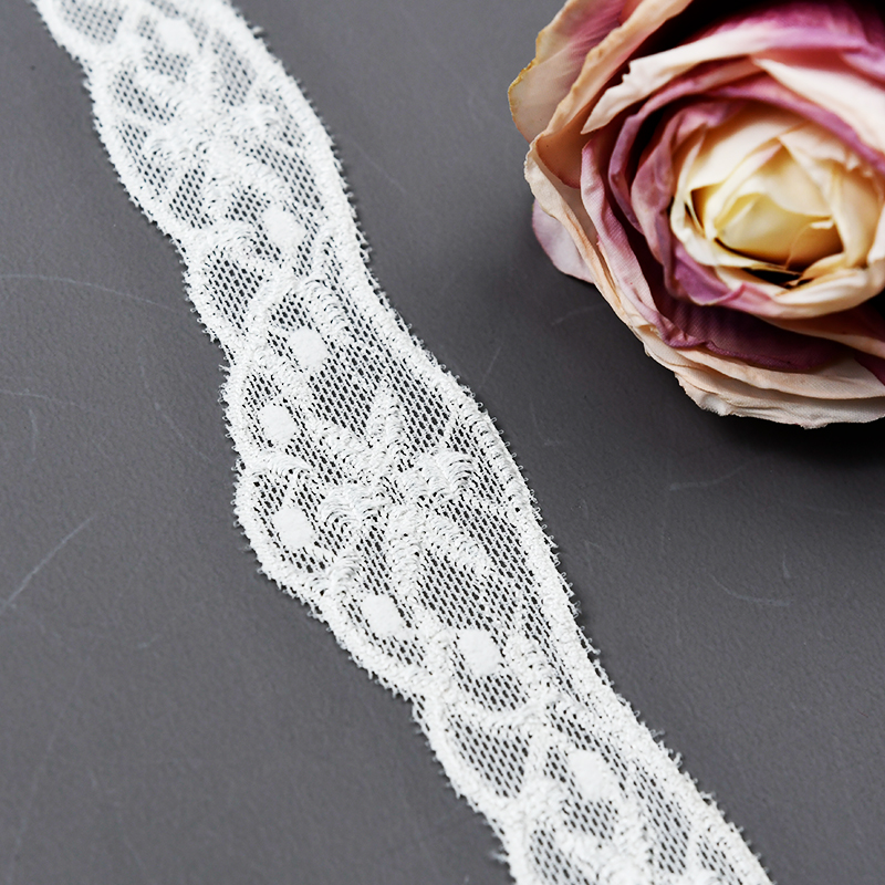 3.8CM Skirt Lace Women'S Small Hem Underwear Accessories Nylon Elastic Lace 6462#