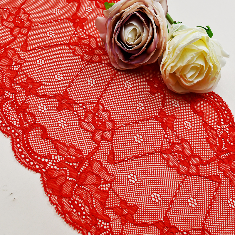 18.5cm Beautiful Lace Stretch Floral Lingerie Headband Elastic Diy Lace 8800#