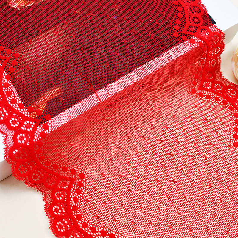 21cm Beautiful Lace Stretch Floral Lingerie Headband Elastic Diy Lace 19208#