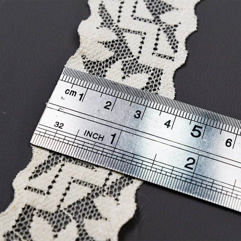 High Quality Stretch Nylon Lace Trim 4cm Nylon Lace Fabric Nylon Spandex Lace for Bra And Underwear Wedding Decoration 116447#