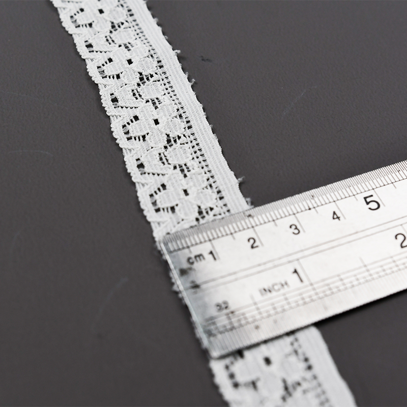 High Quality Stretch Nylon Lace Trim 1.5cm Nylon Lace Fabric Nylon Spandex Lace for Bra And Underwear Wedding Decoration 8203#