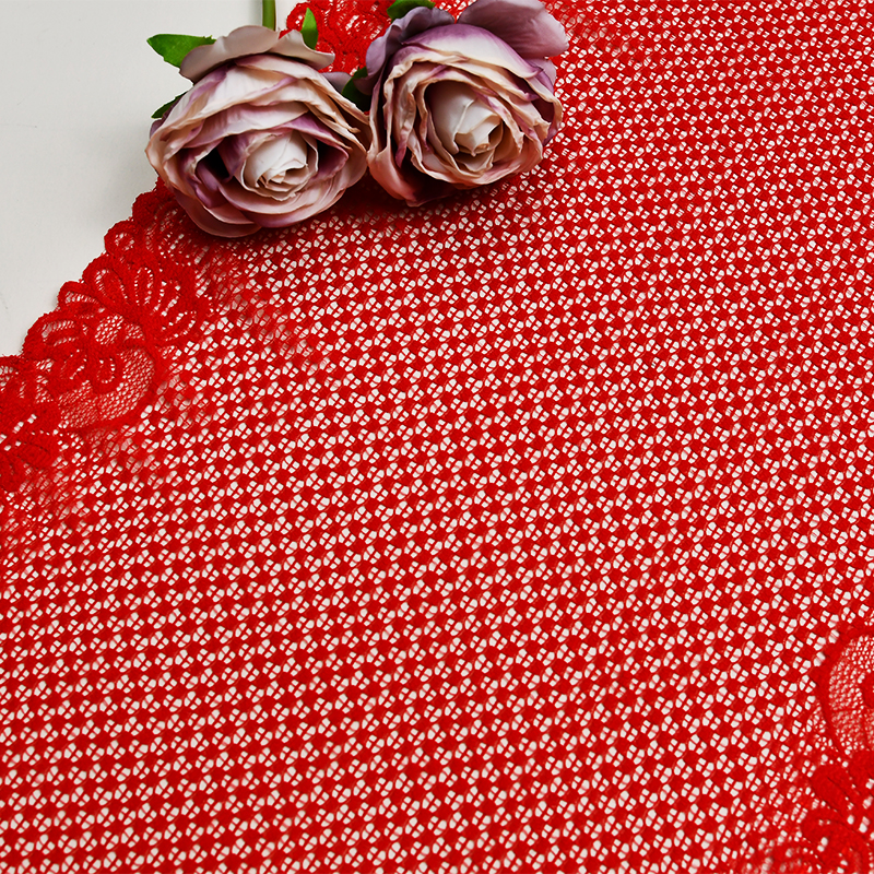 Ready Stock Lace High Quality 30cm Women's Elastic Floral Lace Trim 2605#