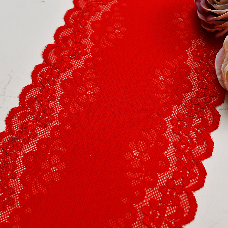 Ready Stock Lace High Quality 17cm Women's Elastic Floral Lace Trim 2251#